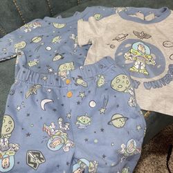 Buzz Light Year Disney 3pc Character Outfit For Baby 3-6 Mo