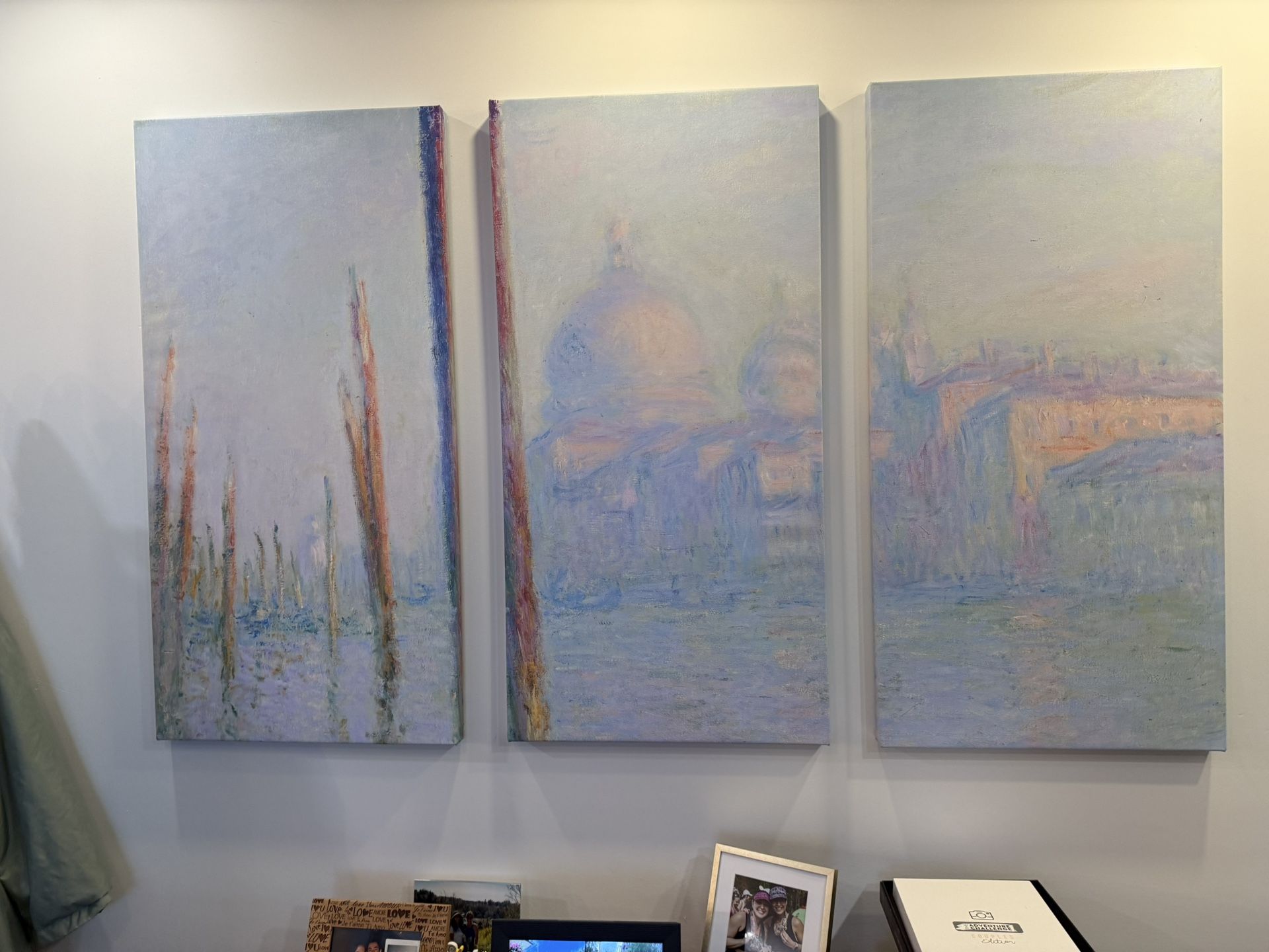 Monet Venice painting canvas