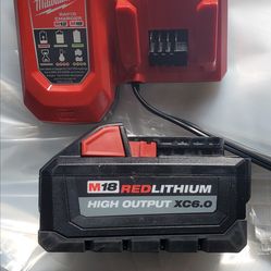 Milwaukee charger and battery