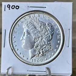 1900 Morgan Silver Dollar Coin