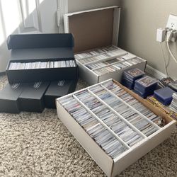 3 Boxes Full Of Thousands Of Cards, Rookie Cards, Parallels And Inserts