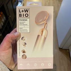 Rose Quartz Vibrating Facial Massager 