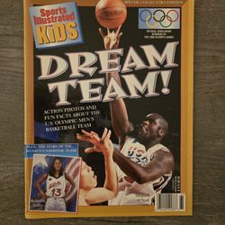 1996 Sports Ilustrated For Kids Dream Team Magazine 