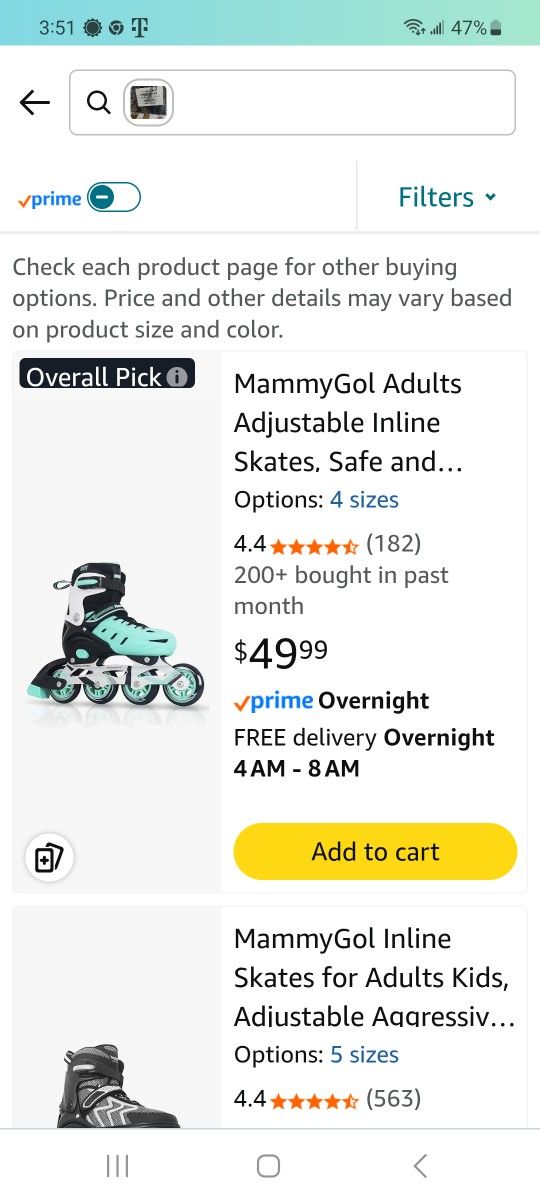 New Inline Skates Size Men 6-8 Or Women 7-9