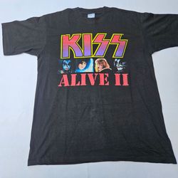 Vintage KISS Alive II Band Tee