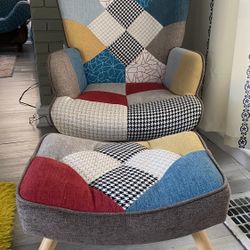 Armchair with Ottoman 