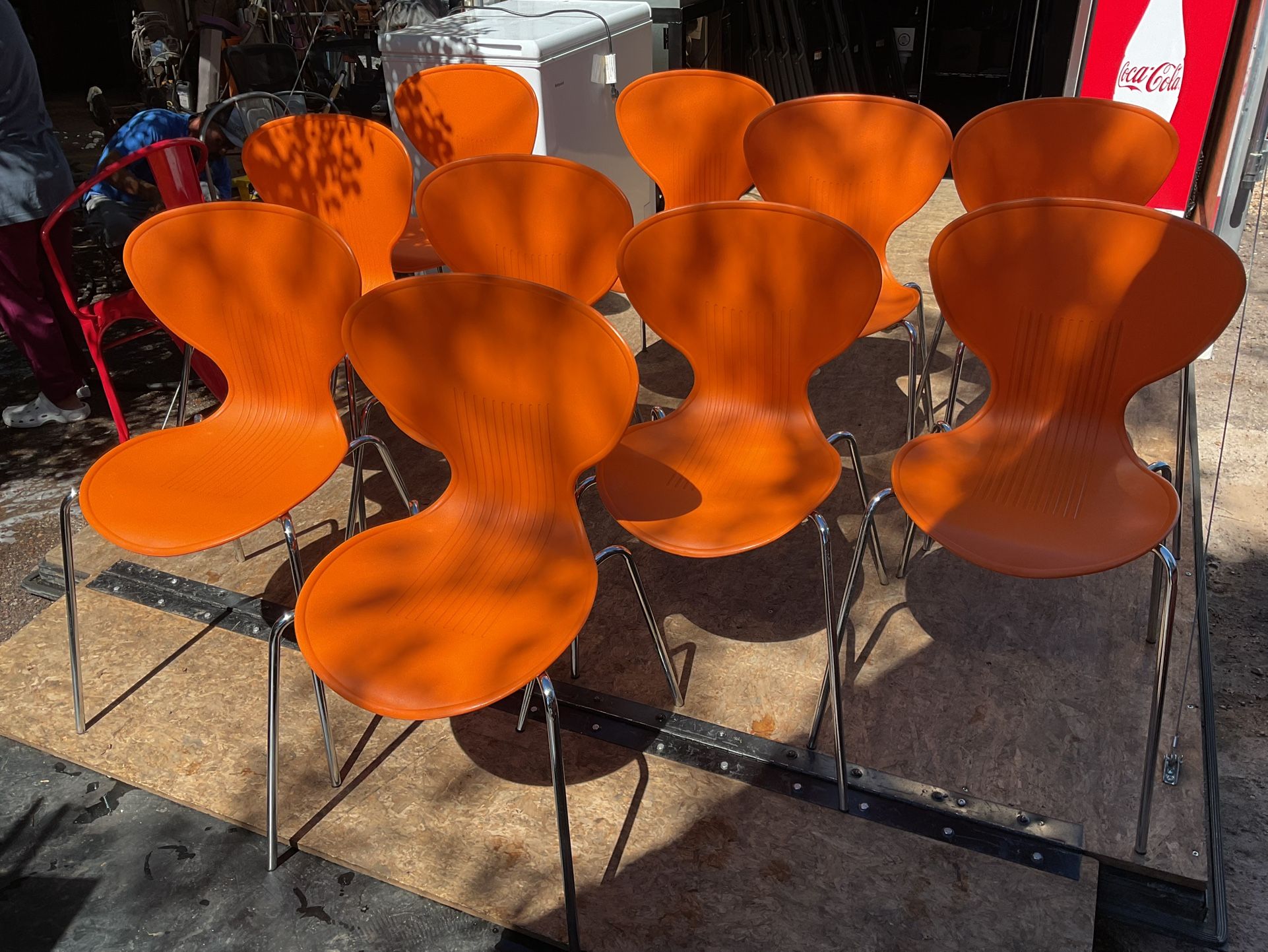 Orange Chairs