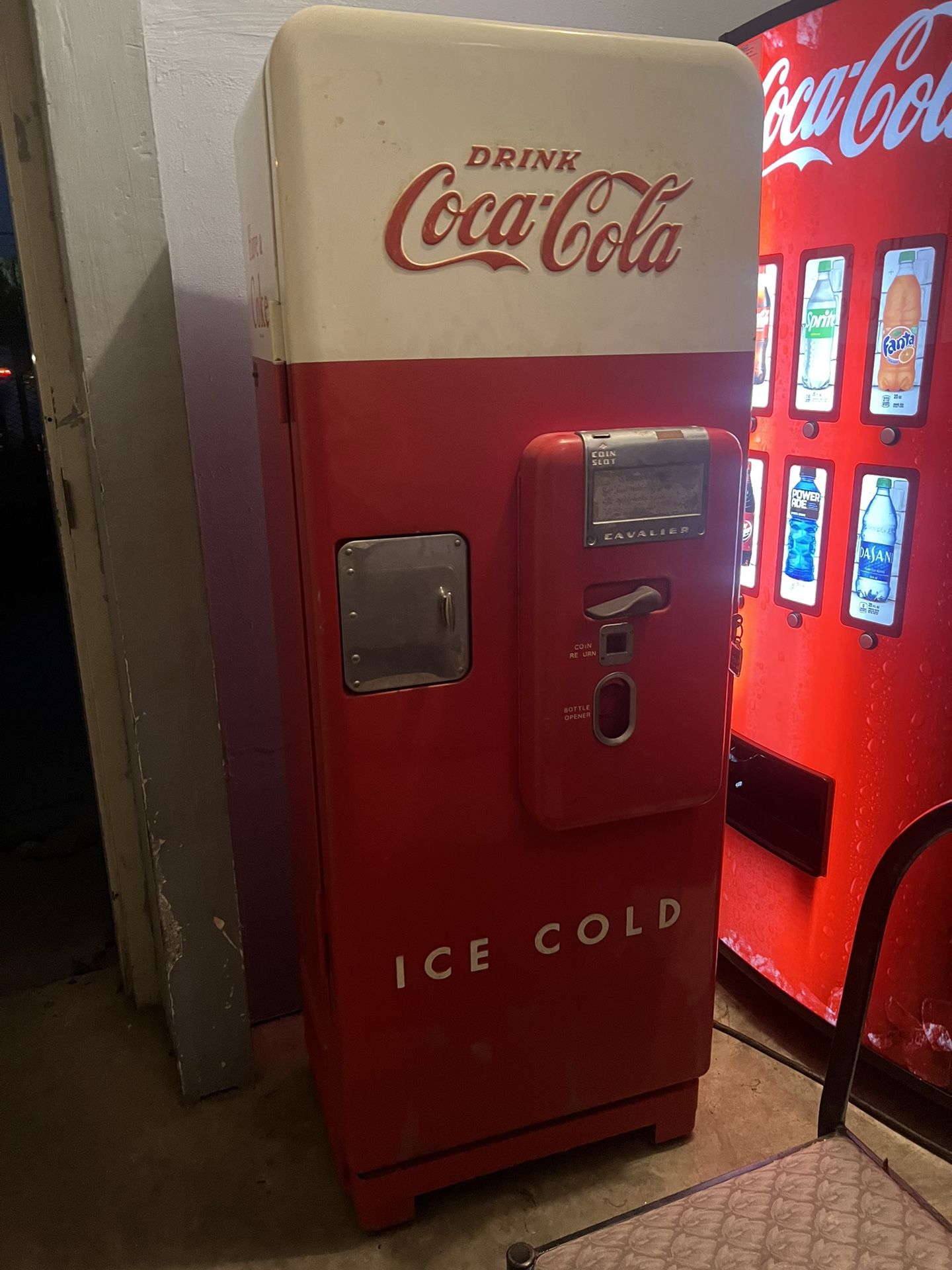 Coke Machine From The 1950S