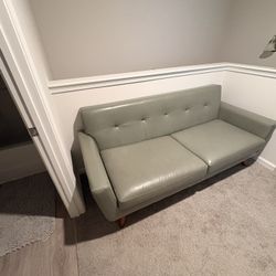 Green Leather Couch