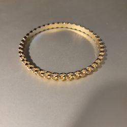 Griziano Goldtone Bangle Bracelet 6.75