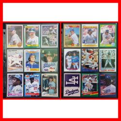 Dodgers Legends Baseball Cards Lot