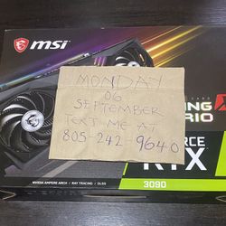 MSI GEFORCE RTX 3090 GAMING X TRIO 24GB GDDR6X GPU 🚚 FREE SHIPPING! 🚚