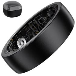 Smart Ring for Men & Women, Fitness Ring with Sleep Tracker, Waterproof with Heart Rate  Size 8 or 9