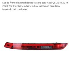 Luz De Freno Trasero De La Parte Del Conductor Para Audi Q5 2018-2021