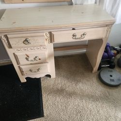 Hermoso Tocador De Madera Solida