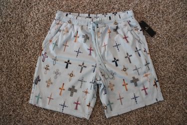 Saints StudioCross Print Mesh Shorts