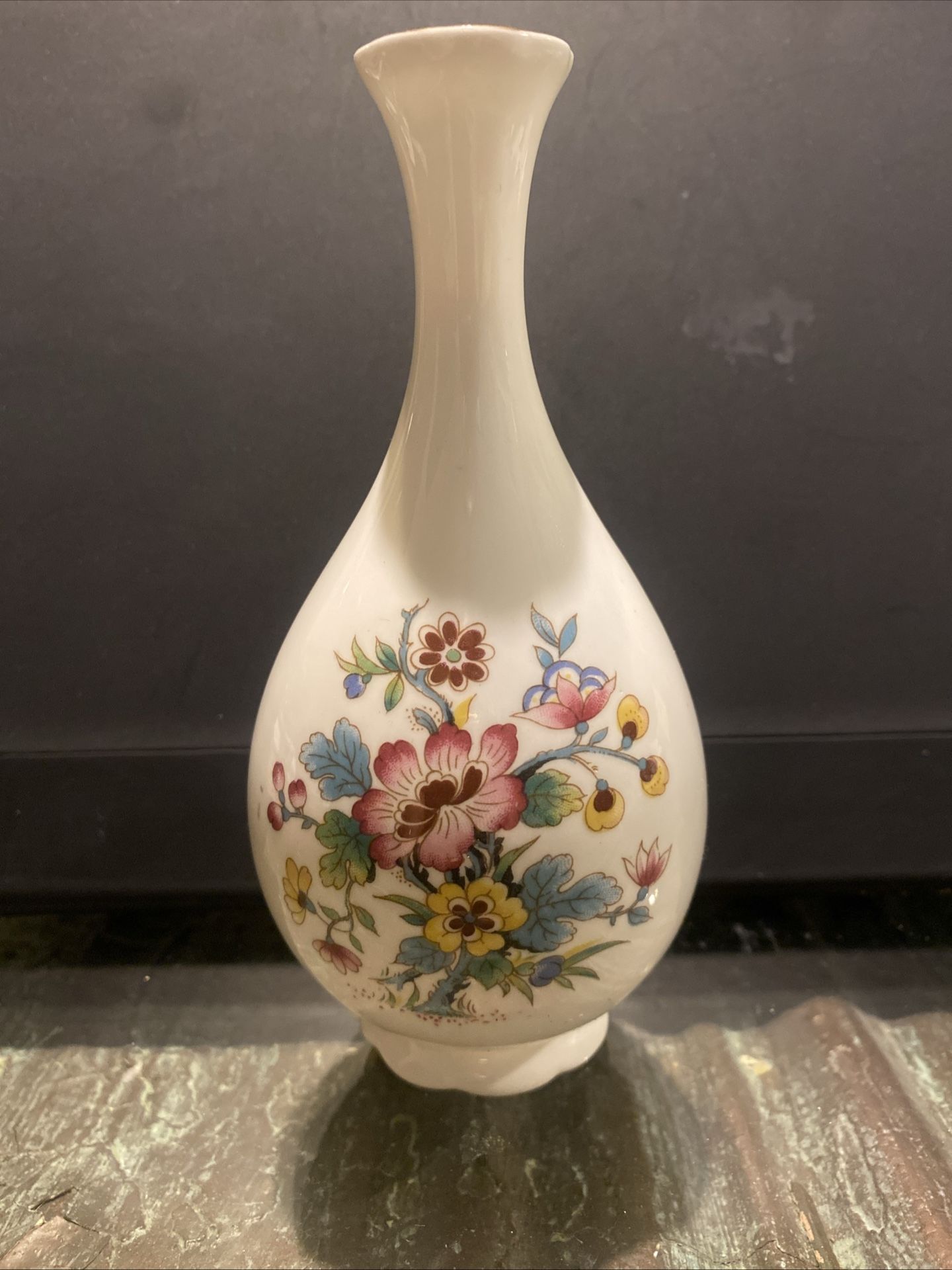 Coalport Ming Rose Bone China Bud Vase England