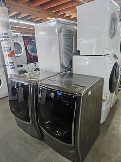 LG Front Load Washer and Dryer Set sale and repair Certified Refurbish Management and landlord special free financing available