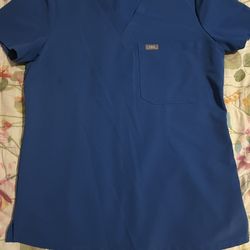 Figs Royal Blue Top