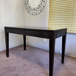 Beautiful Dark Mahogany Wood Desk