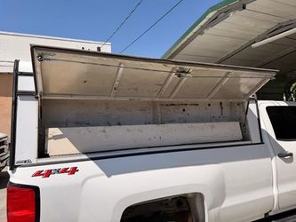 camper shell tool box