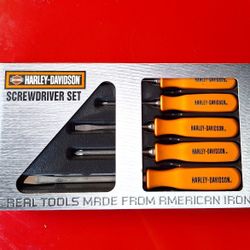 New Old Stock SNAP-ON HD Harley Davidson 5-Piece Screwdriver Set

