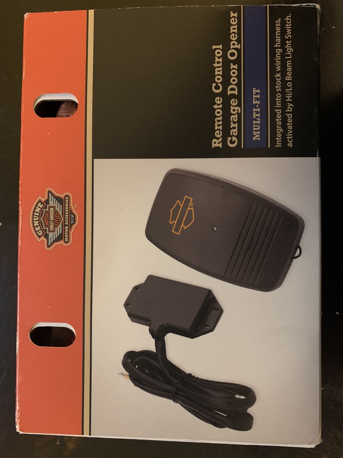 Harley DavidsonRemote control garage door opener for motorcycle for