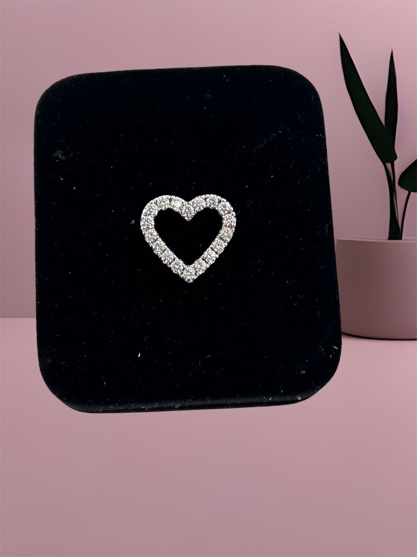 Heart Shape Diamond Pendant
