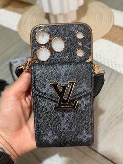 iPhone17 pro phone case with card holder and strap