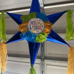 Happy Easter Star Pinata