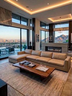$20k Restoration Hardware Leather Modena Chaise Sectional