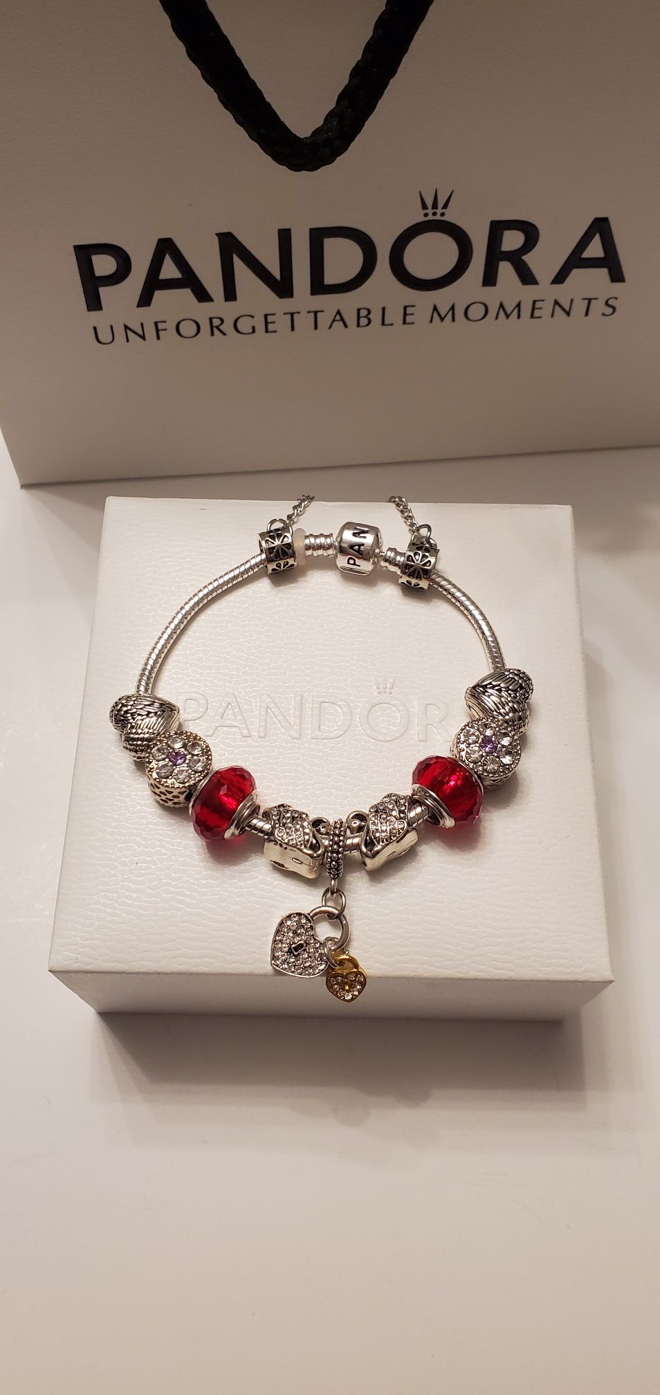 Pandora Charm Bracelet with Charms