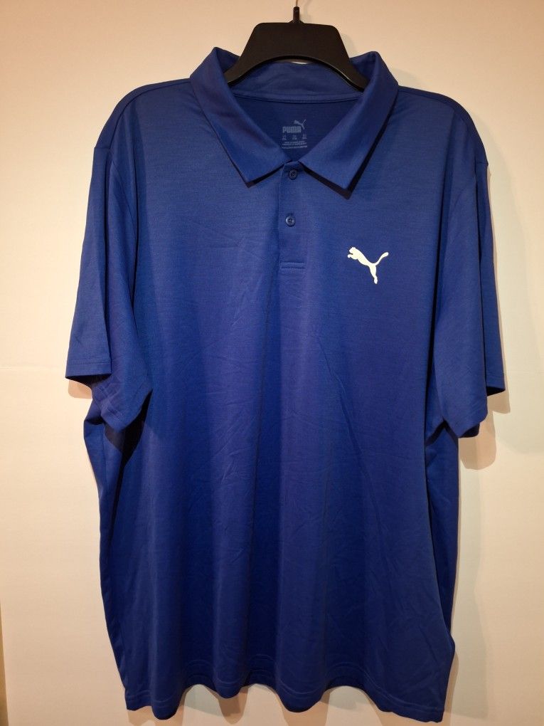 Puma Mens Royal Blue Polo XXL