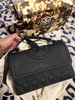 Tory Burch all Matt black bag
