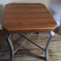 Wood End Table