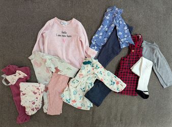 9 Months Baby Girl Fall Bundle 
13 pieces total!
