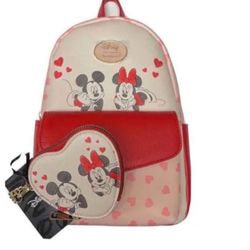 Loungefly Minnie Her Universe Backpack & Wallet Set