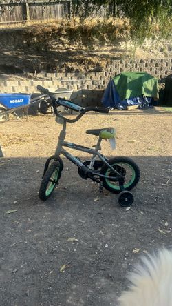 Kids 12” bike with training wheels