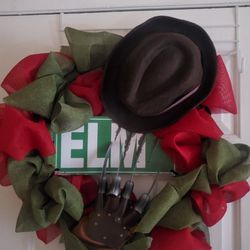 Nightmare on Elm Street Wreath