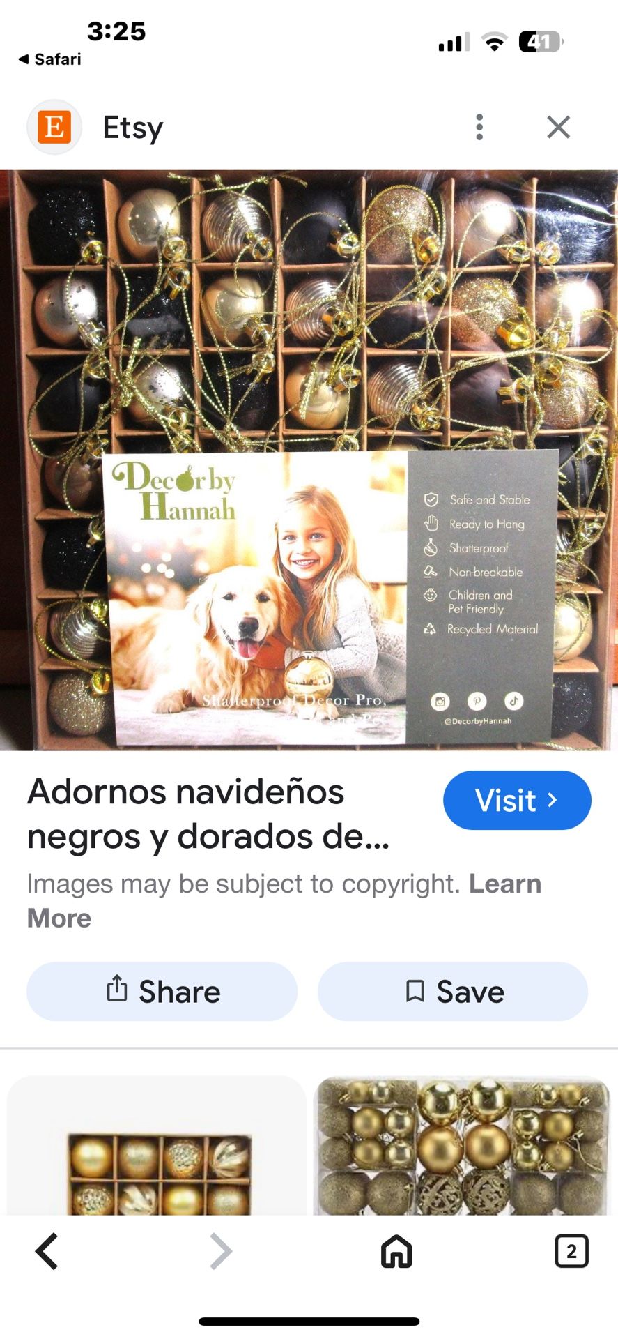 Esferas Navideñas 6 Cajas