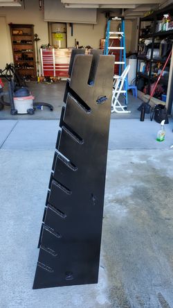 Excellent 8 Shelves Shipboard Rack Black Color