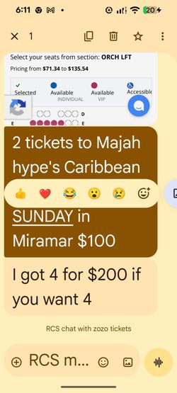 event tickets