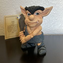 Vintage The World of Krystonia Tag The Mischievous Elf Figurine  #3909