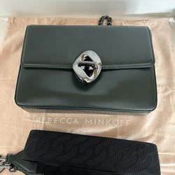 Rebecca  Minkoff Crossbody Bag With Guitar Strap, Green 