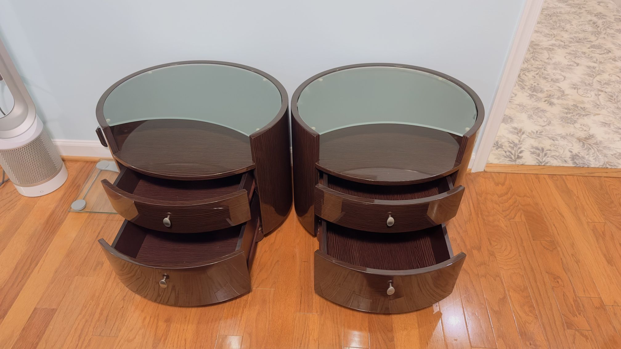 X2 Global Furniture Emily - Dark Brown Night Stand