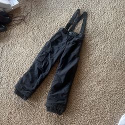 Kids Black Snow pants Size 12
