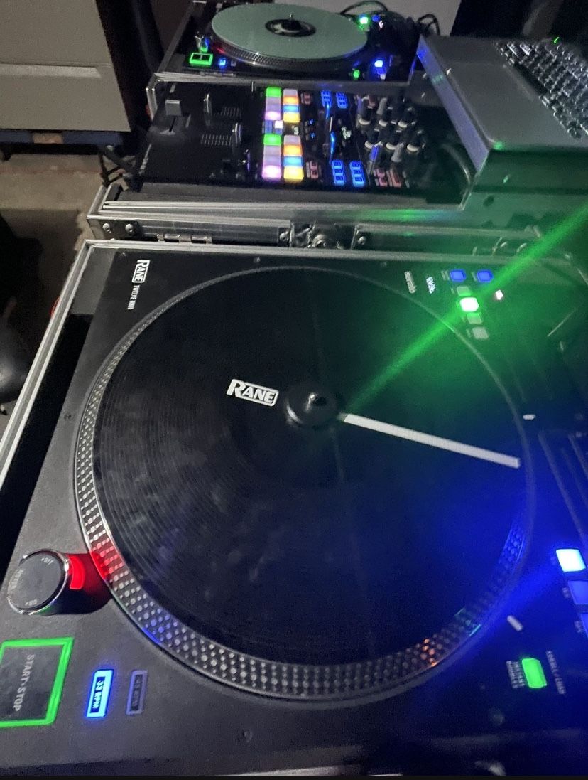 RANE TWELVE MKIi , TURNTABLE CONTROLLERS , W ODYSSEY ROAD CASES , PRICED TO SELL