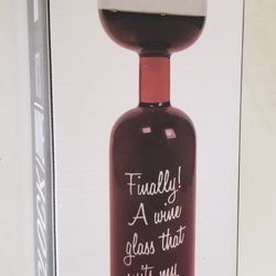 Wine Bottle Glass 