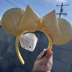 Yellow Quilted  Disney Ears