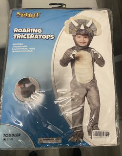 Triceratops Costume Size 3T-4T
